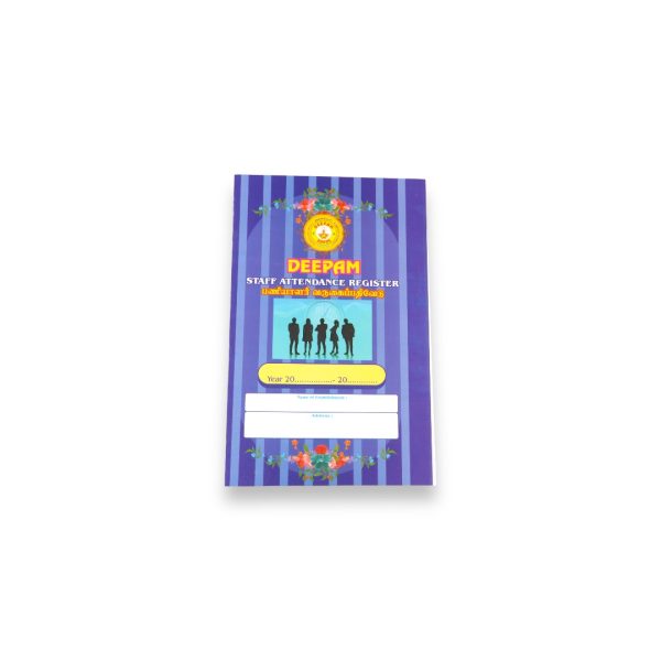 32Pages Staff Attendance Note Book lamination