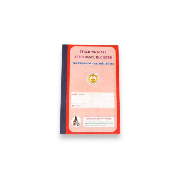 Teacher Attendance Note Book Binding