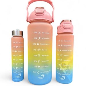 Motivational Water Bottle 3 in 1 - Colour 1