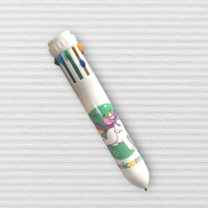 10 Colour Ballpoint Pen - 6, Unicorn